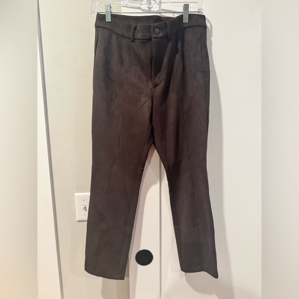 GAP women’s Dark Brown suede Dress Pants